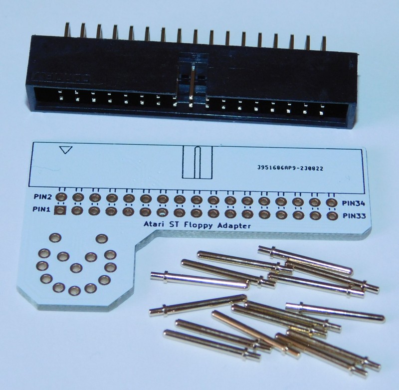 Kit Atari ST Floppy Adapter Cable Connector Floppy Drive STE STF STFM