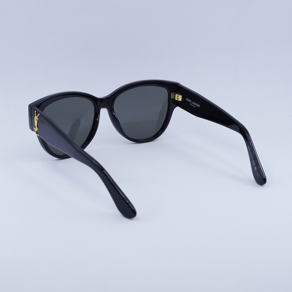 Yves Saint Laurent women’s sunglasses  SL M3 black New w/case-retail $535 YSL Saint Laurent Black Oval Sunglasses for Women for sale | eBay main image 2