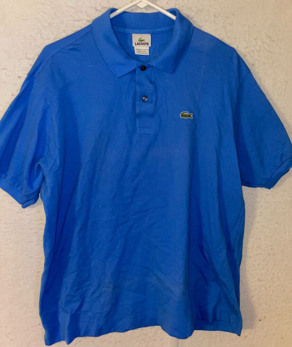 Lacoste Sport Men's Sz XXL 7 Polo Shirt Short sleeve Golf 2 button