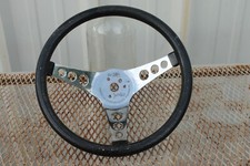  Vintage Superior 500 Steering Wheel Hard Rubber Drag Racer Rat Rod Wheel 