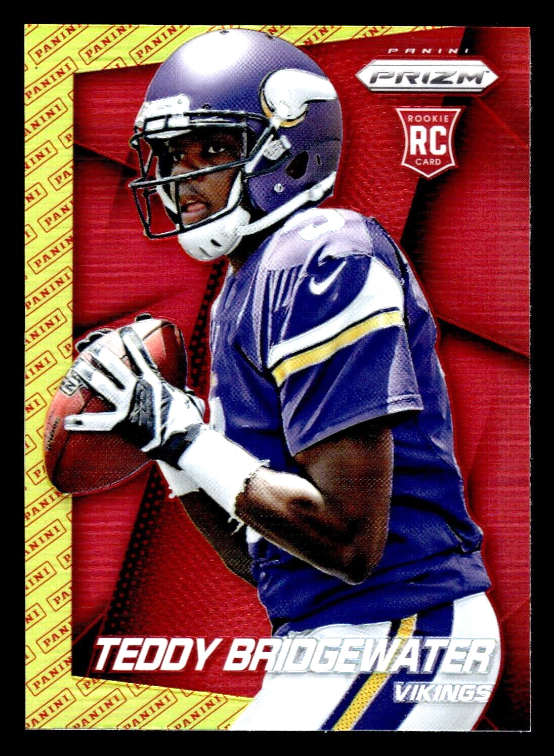 2014 Panini Prizm Teddy Bridgewater Rookie Panini Logo Prizm #242