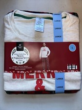 Member's Mark Men's Holiday Family Sleep Long Sleeve  Pant Pajama Set