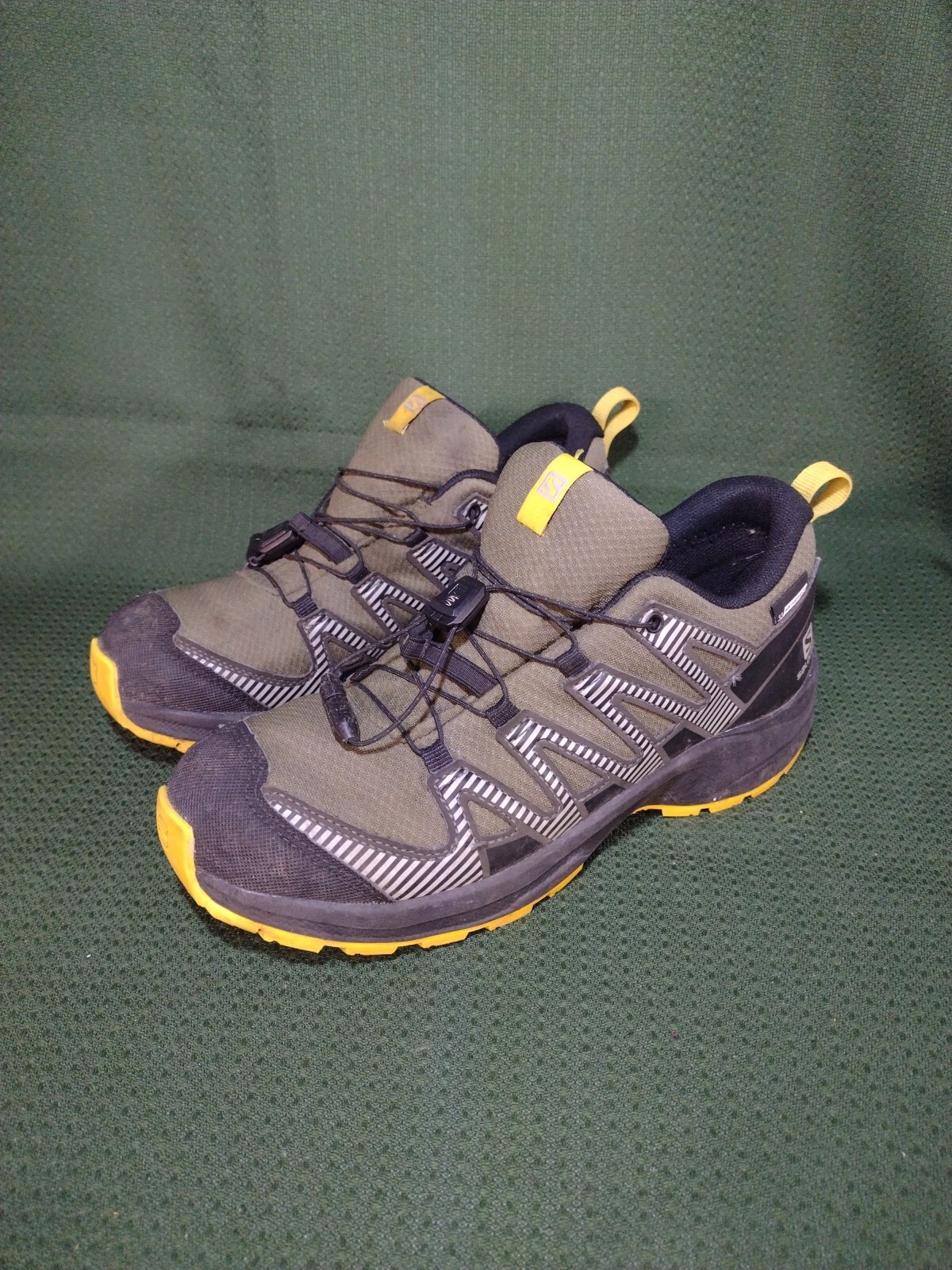 Salomon XA Pro 3D scarpe da trail running impermeabili grigie uomo 6 donna 7 5