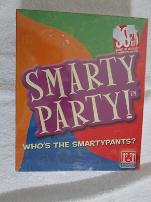 Second Edition Smarty Party: Who's The Smarty Pants? Board Gam (2003, R&R Games)