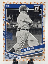 2023 Donruss Baseball Base On Fire #201 Joe Tinker /75 - Chicago Cubs