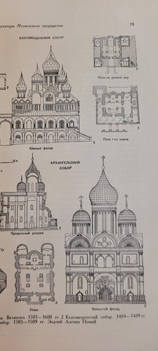 Vintage Book: History Of Russian Architecture 1951 In Russian Many Illustrations - Picture 14 of 22