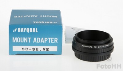 RAYQUAL MOUNT ADAPTER FOR SONY E BODY TO NIKON SC LENS   LM-SE . V2 / NICE PRICE