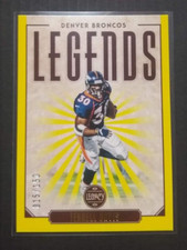 2020 Legacy Terrell Davis Legends Yellow #ed 015/150 Broncos 
