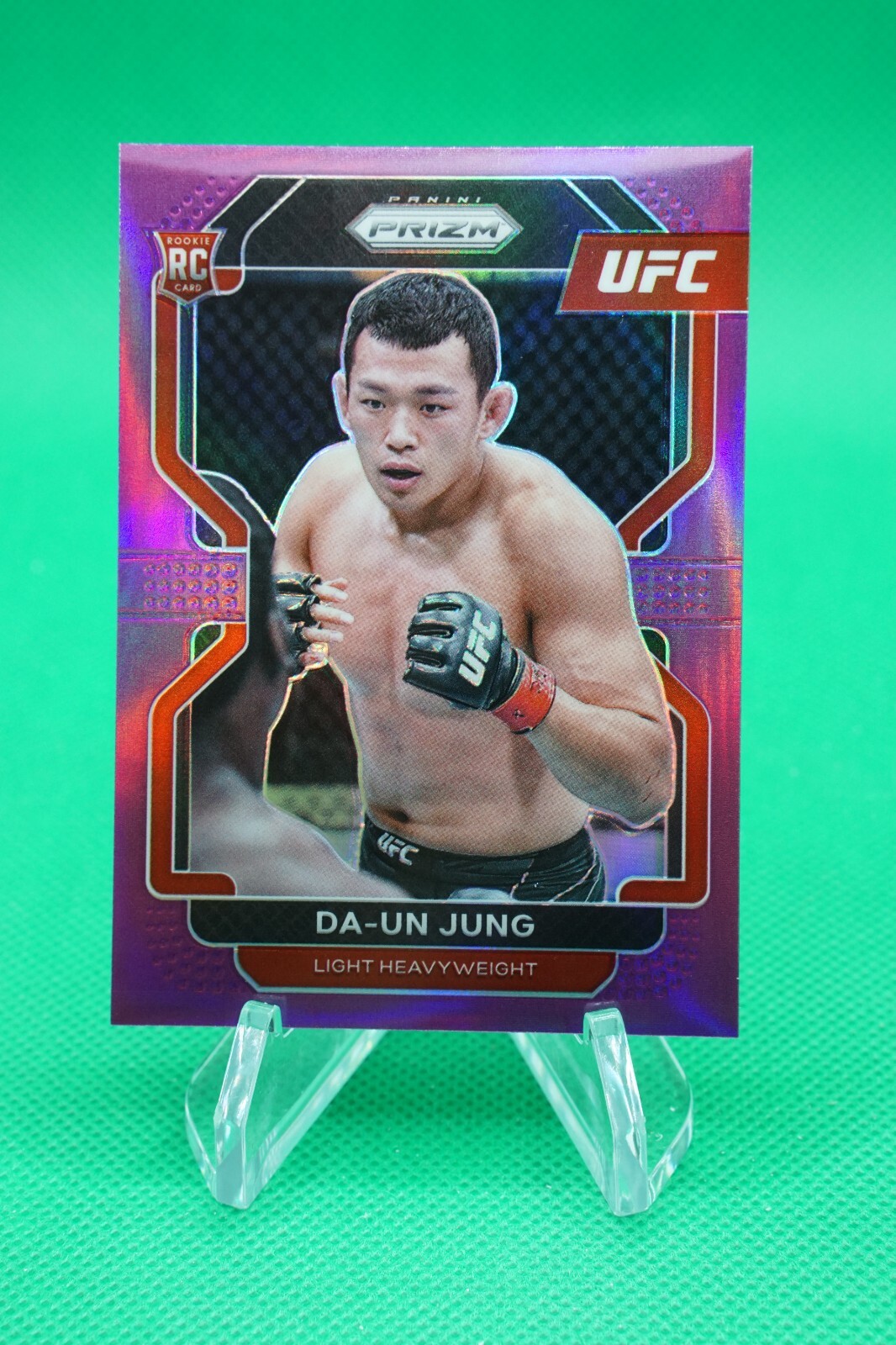 2022 Prizm UFC Base Vertical Prizms Purple SP /149 #151 Da-un Jung BG6