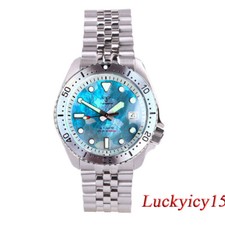 41mm Diver Watch for Men Green MOP Dial Sapphire Glass Japan NH35A Automatic