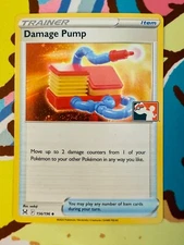 DAMAGE PUMP 156/196 HOLO PLAY PRIZE PACK SERIES LOST ORIGIN POKEMON