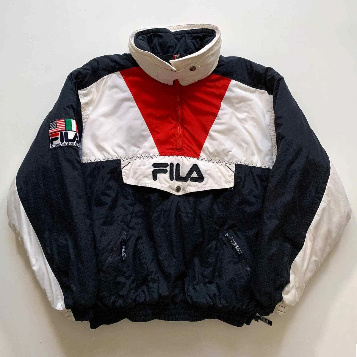 Mens fila puffer jacket 2025