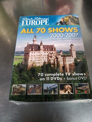 Rick Steve s Europe All 70 Shows 2000-2007 NEW SEALED DVD's