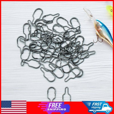 50pcs PVA Bag Link Clip PVA Mesh Coarse Method Feeder Carp Fishing Accessories