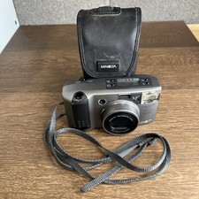 Minolta Freedom Zoom 140 EX Panorama Date 35mm Camera with Case Untested