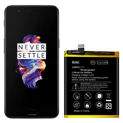 F OnePlus 5/5T A5000 A5010 High-Performance 4700mAh Replacement BLP637 Battery