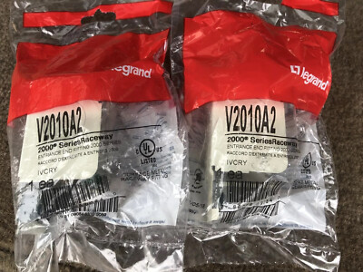 1-Pack 1 piece Wiremold V2010A2 ENTRANCE END FITTING Legrand 1-Pack 1 piece Wiremold V2010A2 ENTRANCE END FITTING Legrand