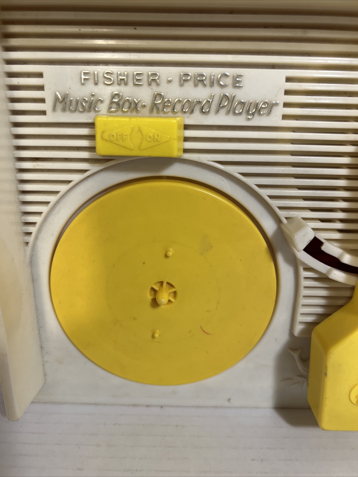 Vintage Fisher Price Music Box Kids Record Player 1971 995 Tested No