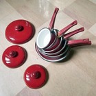 RARE: Batterie de 5 casserolles, 1 sauteuse et 3 couvercles MAXIM'S