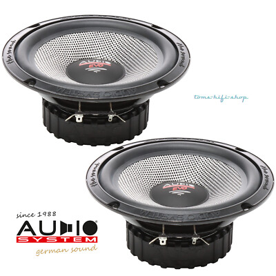 AUDIO SYSTEM AS 165 EVO 16,5cm Auto Mittelton Lautsprecher Kicker 165mm 280 Watt