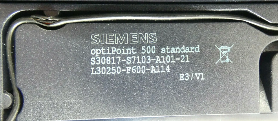 SIEMENS Optipoint 500 Standard f. HICOM/HI-PATH Anlage + OCTOPHON F Adapter - Bild 3 von 4
