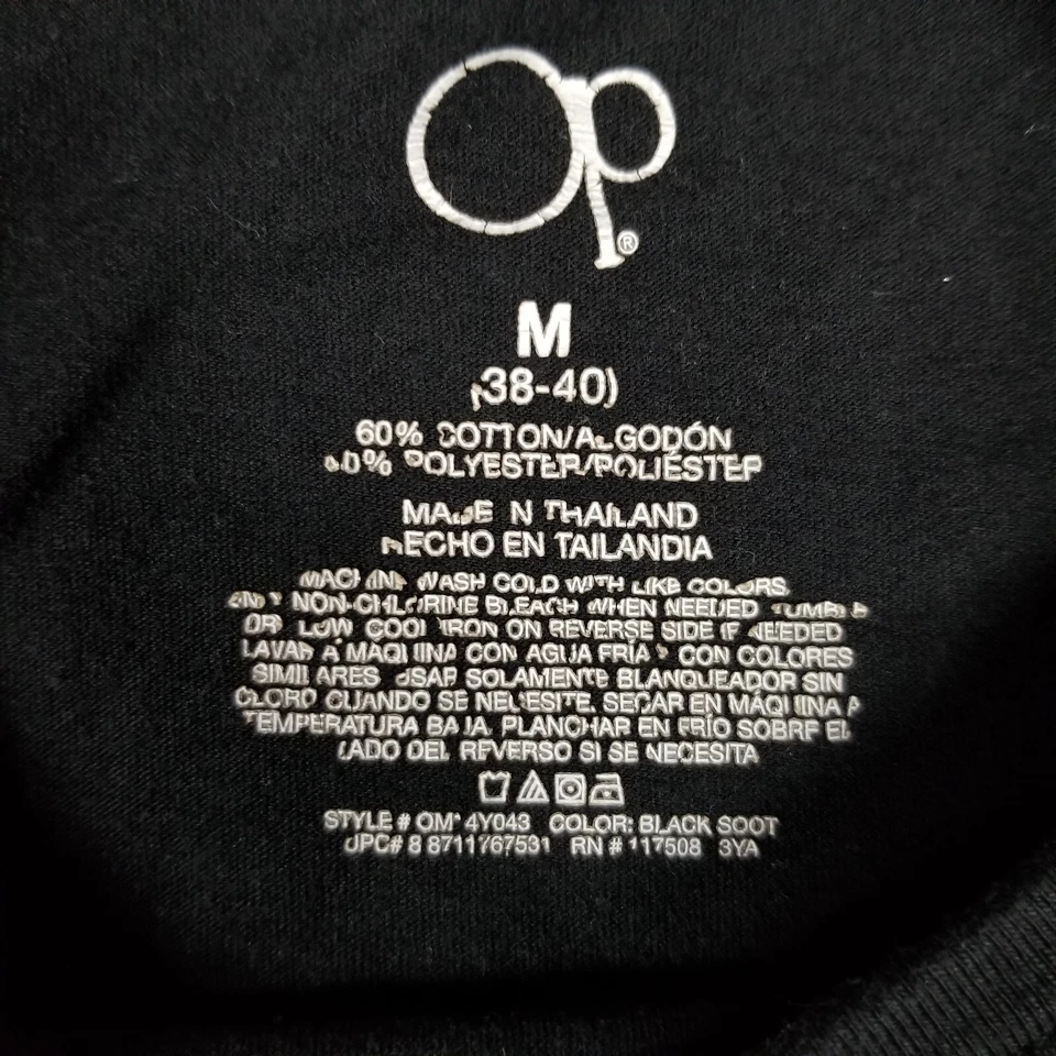 Camiseta sin mangas Ocean Pacific para hombre mediana negra LA California Bikercorp paseo camisa rápida Foto 2 de 4