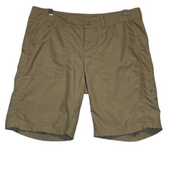 The North Face Horizon 2.0 Roll-Up Hiking Shorts Khaki Quick-Dry Size 10