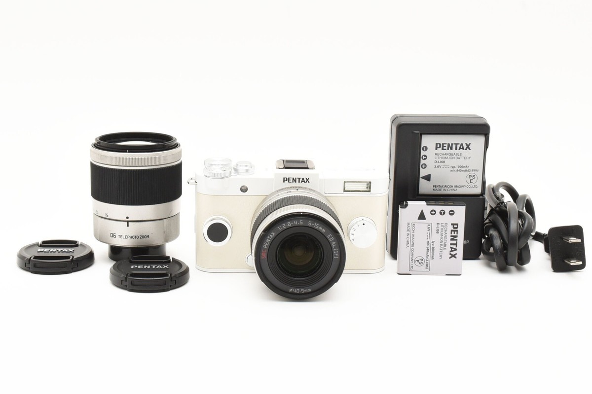 PENTAX Q-S1 Digital Camera [1594 shots] & 02 06 Double Lenses From