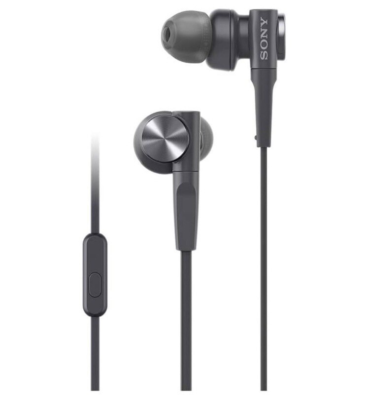 SONY MDR-XB55AP Remote control Mic for Smartphones Deep EXTRA BASS