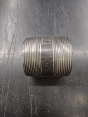 2'' x 2-1/2'' NPT x NPT Pipe Nipple Black Steel Sch 40 Male Threaded