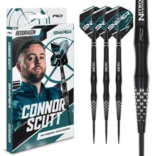 Red Dragon Connor Scutt Steel Tip Darts 90% Tungsten 22gm