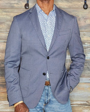Hugo Boss REDA Woven in Italy Wool Unconstructed Dual Vent Blazer Jacket 38R