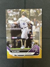 Blaine Crim RC 1st HR 2025 MLB Topps NOW Card 700 Gold Foil Parallel 18/50