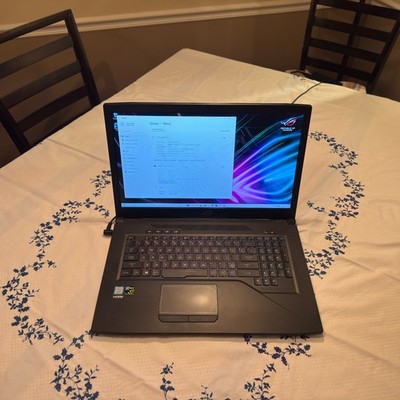 Asus GL703GE Rog Strix 17.3in i7-8750H 16GB RAM 256GB SSD 1TB GTX
