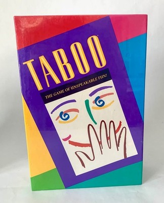 New Factory Sealed Vintage 1989 Taboo Game Milton Bradley Ages 12 & Up Complete