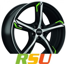 1x RONAL RONAL R67 jetblack 8.0Jx18 5x112 ET45 1x RONAL RONAL R67 jetblack 8.0Jx18 5x112 ET45