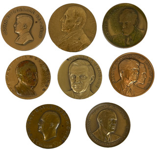 8 Different Inaugural Medals Kennedy Ford Nixon Reagan Eisenhower & More
