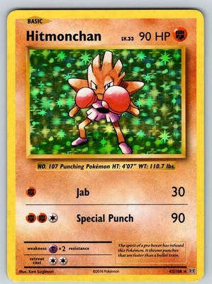 Hitmonchan 62/108 Evolutions Holo NM