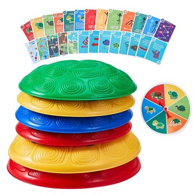 Turtle Balance Stepping Stones, 6 PCS, Up to 220 lbs Kids Turtle Jumping Stones