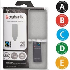 Brabantia Replacement Silver Heat Reflective Ironing Board Cover Size A B C D E