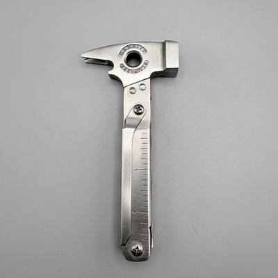 Garrity Claw Hammer Multi-Tool, Saw, Knife Blades Stainless Steel Case 