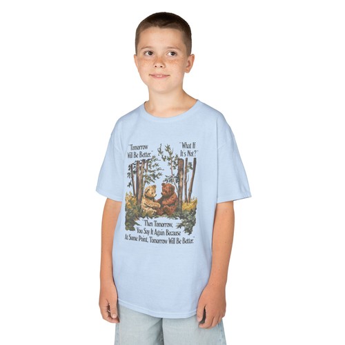 Cotton Tee for Kids "Tomorrow Will Be Better" - Picture 72 of 93
