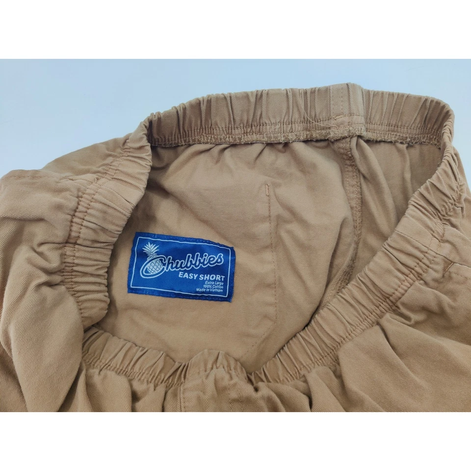 Pantalones Cortos Chubbies Fácil Tostado Pana Cintura Elástica Informales Ropa de Hombre 30W Foto 3 de 4