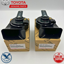 Toyota Oem High Low Pitched Horns Set 86510-48050 86520-48030 Genuine