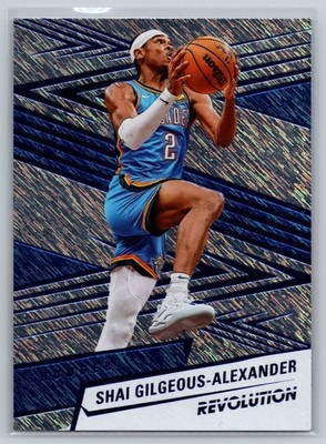 2024-25 Panini Revolution Shai Gilgeous-Alexander Blue Storm #8 Thunder