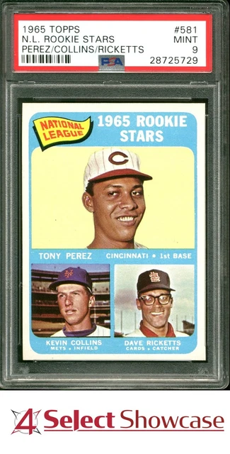 1965 Topps #581 Tony Perez RC Reds Hof PSA 9