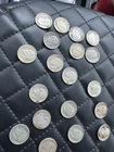 USA Roosevelt Dimes 90% Silver Lot of 24 Coins 1946-1964