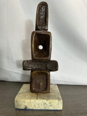 BARBARA HEPWORTH BRONZE SCULPTURE '' CIRCARQ '' SIGNED AND NUMBERED