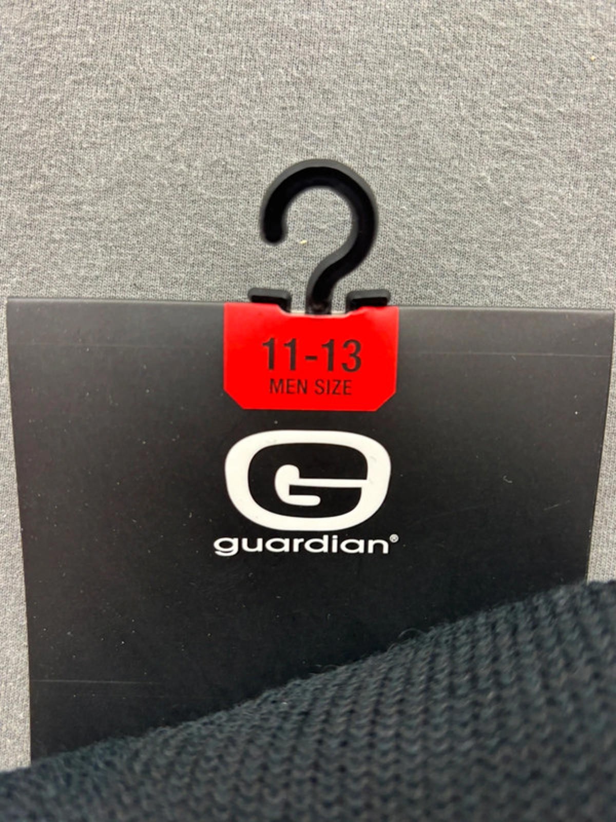 Men’s Black Guardian Brushed Thermal Socks Pack of 2 Shoe Size 11-13 image 5