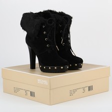 Damen Michael Kors Ankle Boots Blockabsatz Ni...